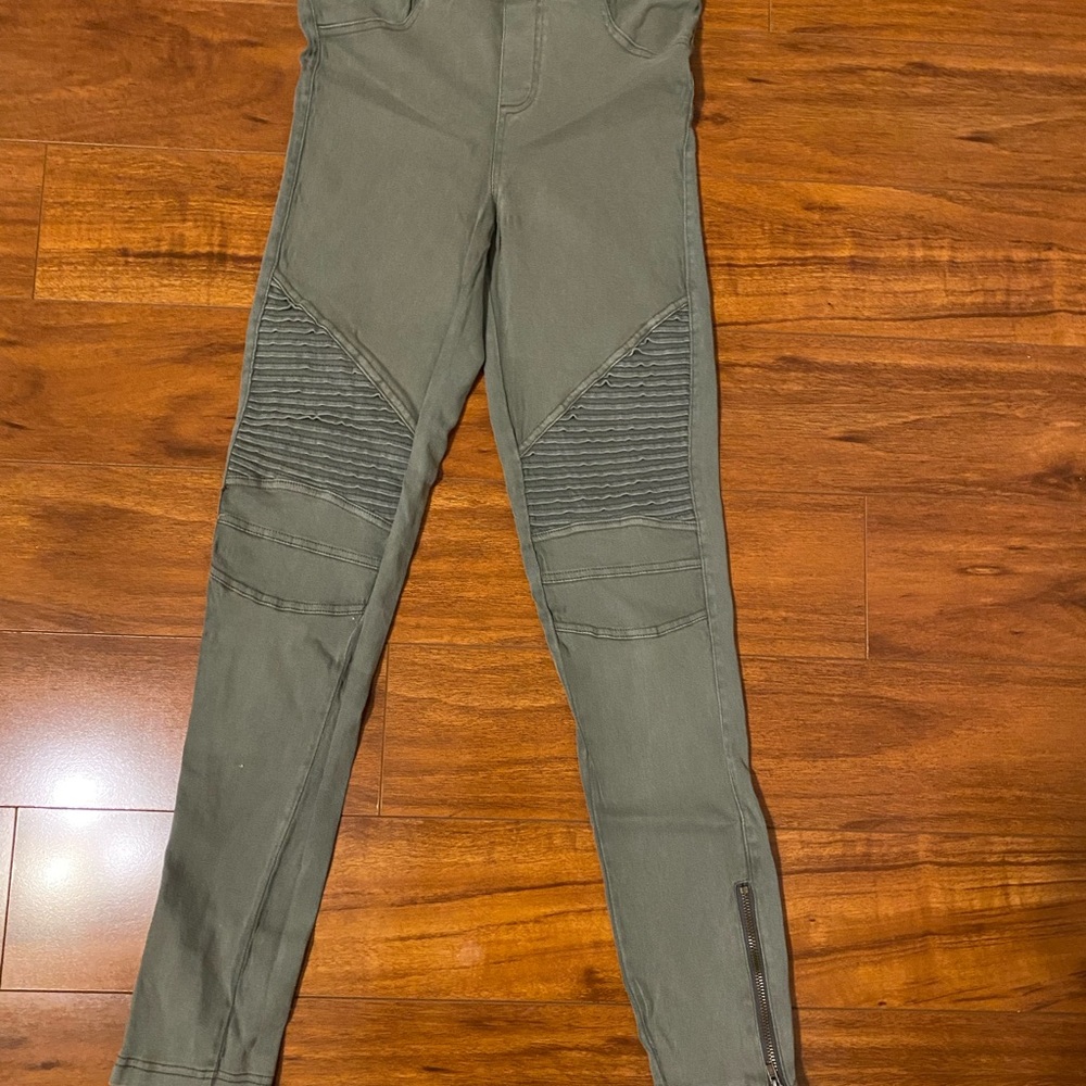 Motto Leggings - Green Size M